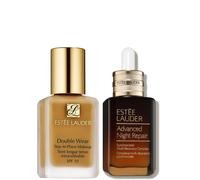 Estee Lauder Double Wear Stay-in-Place Makeup & Advanced Night Repair Serum Bundle (Various Shades) - 4W2 Toasty Toffee
