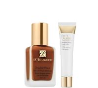 Estee Lauder Double Wear Stay-in-Place Makeup & Double Wear Smooth and Blur Primer Bundle (Various Shades) - 4N2 Spiced Sand