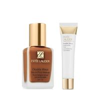 Estee Lauder Double Wear Stay-in-Place Makeup & Double Wear Smooth and Blur Primer Bundle (Various Shades) - 5N1 Rich Ginger
