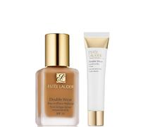 Estee Lauder Double Wear Stay-in-Place Makeup & Double Wear Smooth and Blur Primer Bundle (Various Shades) - 4C3 Softan