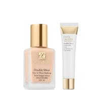 Estee Lauder Double Wear Stay-in-Place Makeup & Double Wear Smooth and Blur Primer Bundle (Various Shades) - 0N1 Alabaster