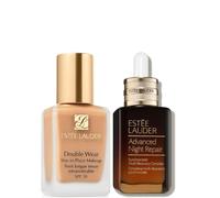 Estee Luader Double Wear Stay-in-Place Makeup & Advanced Night Repair Serum Bundle (Various Shades) - 2W0 Warm Vanilla