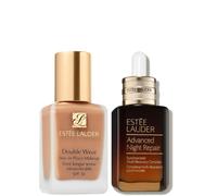 Estee Luader Double Wear Stay-in-Place Makeup & Advanced Night Repair Serum Bundle (Various Shades) - 4N1 Shell Beige