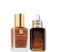 Estee Luader Double Wear Stay-in-Place Makeup & Advanced Night Repair Serum Bundle (Various Shades) - 4N3 Maple Sugar
