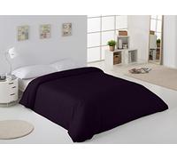 ESTELA - Funda nórdica Combi Color Negro - Cama de 105 cm. - 50% Algodón / 50% Poliéster - 144 Hilos