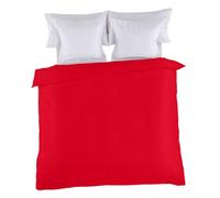 ESTELA - Funda nórdica Combi Color Rojo - Cama de 90 cm. - 50% Algodón / 50% Poliéster - 144 Hilos