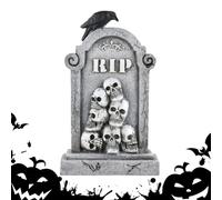 Estelas de halloween,Decoraciones de Halloween Tumbas Exteriores - Estelas Miniaturas de miedo para decoraciones de piso, paneles al aire libre, jardín, césped, fiestas, artesanía, vallas y exhibición