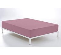ESTELIA - Bajera Ajustable Color Cuarzo - Cama de 180 (Alto 28 cm) - 50% algodón / 50% poliéster - 144 Hilos