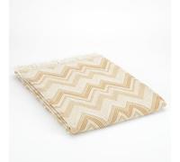 ESTELIA Colcha Multiusos Fez Ocre - Foulard sofá, Plaid cubresofá o cubrecama 125x180 cm - Algodón Reciclado