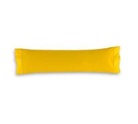 ESTELIA - Funda de Almohada Color Mostaza - 45x125 cm - 50% algodón / 50% poliéster - 144 Hilos