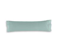 ESTELIA - Funda de Almohada de algodón Color Aqua - 45x170 cm - 100% algodón - 144 Hilos