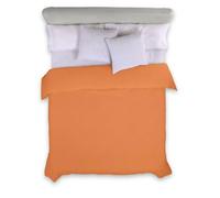 ESTELIA - Funda nórdica Lisa Color Mango - Cama de 90 (1 Pieza) - 100% algodón - 144 Hilos