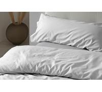 ESTELIA - Funda nórdica Liso 300 Hilos, Color Blanco - Cama de 150/160 cm. - Satén 100% Algodón
