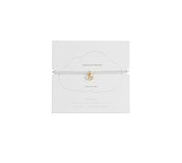 Estella Bartlett Pulsera Sienna con doble corazón "Friends Forever", talla única, Metal chapado en oro, Sin piedra preciosa