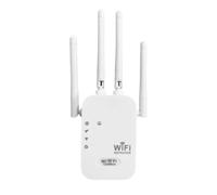 Estensione WiFi 4 Antenne - Amplificatore Segnale Internet Alta Velocità, Ripetitore WiFi Casa, Accessorio Rete per Migliorare Sicurezza | per Download File Riproduzione Film Visualizzazione