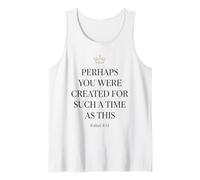 Ester 4:14 Corona Versículo de la Biblia Fe Mujeres Camiseta sin Mangas