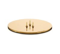 ester & erik Plato para velas ester & erik Ø9 cm brillante Guld