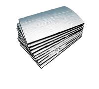 Estera Aislamiento Acústico Autoadhesiva Algodón Espuma Celda Cerrada Para Automóviles Lámina Aluminio 5 Mm 25 X 18,5 Cm Aislante Térmico Insonorizante