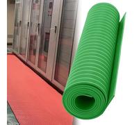 Estera Aislante Eléctrica De Goma, 1-10 M Largo, Aislada Alto Voltaje, Tapetes For El Piso Del Tablero Distribución, Rollo Dieléctrico No Conductor(Green,3mx1mx3mm(10'x3'x1/8"))