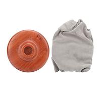 Estera Antideslizante Para Violonchelo, Redonda, 10cm Diámetro, Madera De Rosa Y EVA - Protección Y Fijación Estable, Ideal Para Músicos De Violonchelo