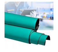 Estera antiestática resistente al calor, almohadilla de banco de trabajo de soldadura verde de 2 mm for reparación de teléfonos y proyectos electrónicos(3.3x7.9ft)