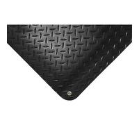 Estera antifatiga DECKPLATE COBA, pieza cortada, negro
