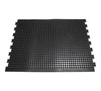 Estera antifatiga YOGA DOME BASIC, superficie con botones en negro Miltex, pieza central