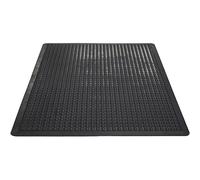 Estera antifatiga YOGA DOME OIL Miltex, superficie con botones en negro, resistente a los químicos, modelo NBR