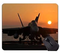 Estera antirresbaladiza del cojín de ratón, Base de Goma Antideslizante de F 18 Super Hornet Crew