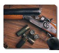 Estera antirresbaladiza del cojín de ratón, Escopeta del Arma de la Bala del Arma Mousepad