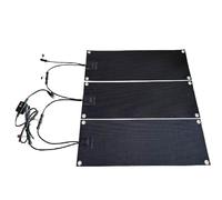 Estera Calefactora De Goma Antideslizante Esteras Para Derretir Nieve Para Pasarela Sistema De Derretimiento De Nieve Esteras Para Derretir Hielo For Invierno, Escalones, Puertas(3pc,25.4x121.9/10x48i