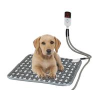 Estera calefactora para mascotas,Almohadilla térmica para gatos,Cama para mascotas con calefacción eléctrica y cable resistente a las mordeduras | Almohadilla térmica de temperatura ajustable para gat