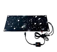 Estera Calentada para Derretir Nieve Estera Calefactora de Goma Antideslizante Esteras para Derretir Hielo Esteras Calentadas Alfombrillas Calefactadas for Exteriores(1x7m/39.37x275.59in)