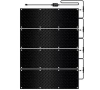 Estera Calentada para Derretir Nieve, Estera de Goma Antideslizante con Línea de Conexión, Esteras para Derretir La Nieve para Entradas, para Uso Residencial E Industrial(4pc,30x90cm/11.8x35.4in)