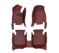 Estera Coche para Kia para Soul 2010 2011 2012 2013 2014 2015 2016 2017 Alfombrillas Coche Accesorios para El Interior del Automóvil(Conjunto Completo-Vino Tinto)
