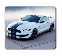Estera cómoda del ratón - American Muscle Car Mustang 23.5 x 19.6 cm (9.3 x 7.7 Pulgadas) para la computadora y el Ordenador portátil, Oficina, Regalo, Base Antideslizante - RM8958