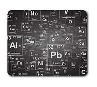 Estera cómoda del ratón - Espacio Ciencia impresionante Tabla Periódica 23.5 x 19.6 cm (9.3 x 7.7 pulgadas) para la computadora y el ordenador portátil, oficina, regalo, base antideslizante - RM8621