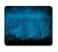 Estera cómoda del ratón - fresco del grunge azul con textura de 23.5 x 19.6 cm (9.3 x 7.7 pulgadas) para la computadora y ordenador portátil, oficina, regalo, base antideslizante - RM3796