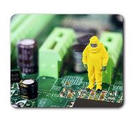 Estera cómoda del ratón - Ingeniero divertido Tech Geek Broma ordenador 23.5 x 19.6 cm (9.3 x 7.7 pulgadas) para la computadora y el ordenador portátil, oficina, regalo, base antideslizante - RM24291