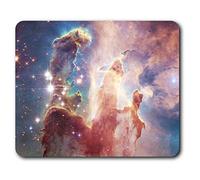 Estera cómoda del ratón - nebulosa del espacio Galaxy de ciencia ficción 23.5 x 19.6 cm (9.3 x 7.7 pulgadas) para la computadora y el ordenador portátil, oficina, regalo, base antideslizante - RM2371
