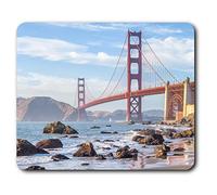 Estera cómoda del ratón - Puente Golden Gate San Francisco23.5 x 19.6 cm (9.3 x 7.7 pulgadas) para la computadora y ordenador portátil, oficina, regalo, base antideslizante - RM21620