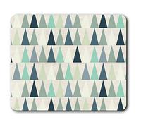 Estera cómoda del ratón - Resumen de árboles de pino de Navidad Navidad 23.5 x 19.6 cm (9.3 x 7.7 pulgadas) para la computadora y el ordenador portátil, oficina, regalo, base antideslizante - RM12405