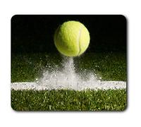 Estera cómoda del ratón - Tenis Juego de Deportes de pelota 23.5 x 19.6 cm (9.3 x 7.7 pulgadas) para la computadora y ordenador portátil, oficina, regalo, antideslizante base - RM14656