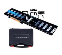 Estera de alineación de golf: ejercicio de putter al aire libre, almohadilla de práctica para poner, portátil resistente antideslizante, mejora la precisión del putt, herramienta de entrenamiento de g