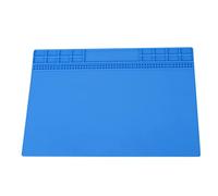Estera de Almohadilla de Aislamiento de Calor, área Grande para una Mejor Operación, Plataforma de Mantenimiento Profesional para la Computadora de los Teléfonos Móviles con (Azul marino)