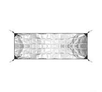Estera de aluminio echada a un lado doble que acampa de la película, estera termal impermeable aislante del dormir de la espuma, hoja