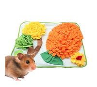 Estera de arnería de conejo, alfombrilla de bunny,Pet Foryaging Mat Toy Indoor - Tratado dispensador, juguete de rompecabezas de mascotas pequeñas para chinchillas de hámsters de cachorros, suministro