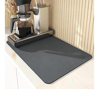 Estera de café antideslizante absorbente de tierra de diatomeas, varios tamaños for barra de cocina(A Style,Width30*length40cm)