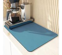 Estera de café antideslizante absorbente de tierra de diatomeas, varios tamaños for barra de cocina(B Style,Width30*length40cm)