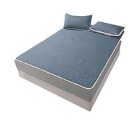 Estera de cama de dormitorio de verano,Esteras de sábanas refrescantes de verano - Estera de seda de hielo para el hogar | Las personas dobles de estilo simple usan una estera para mejorar la sensació